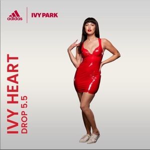 Brand new red ivy park latex dress